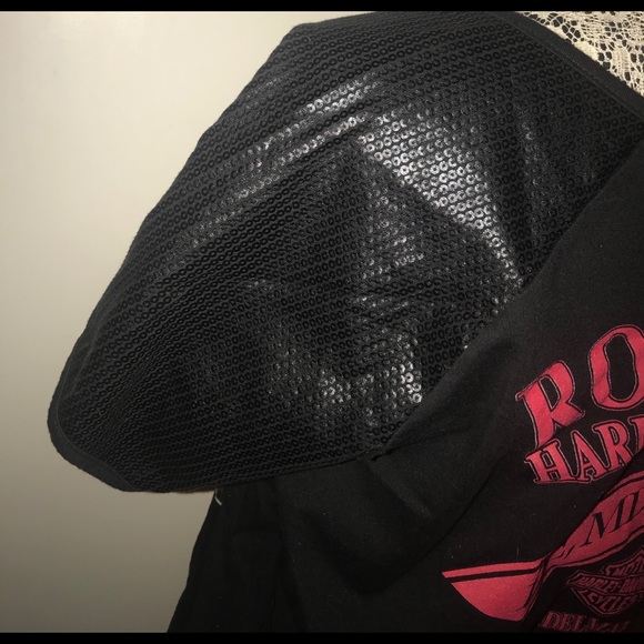 Harley Davidson Top Sequin - Picture 3 of 5